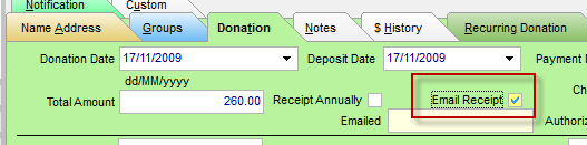 EmailReceiptDonation